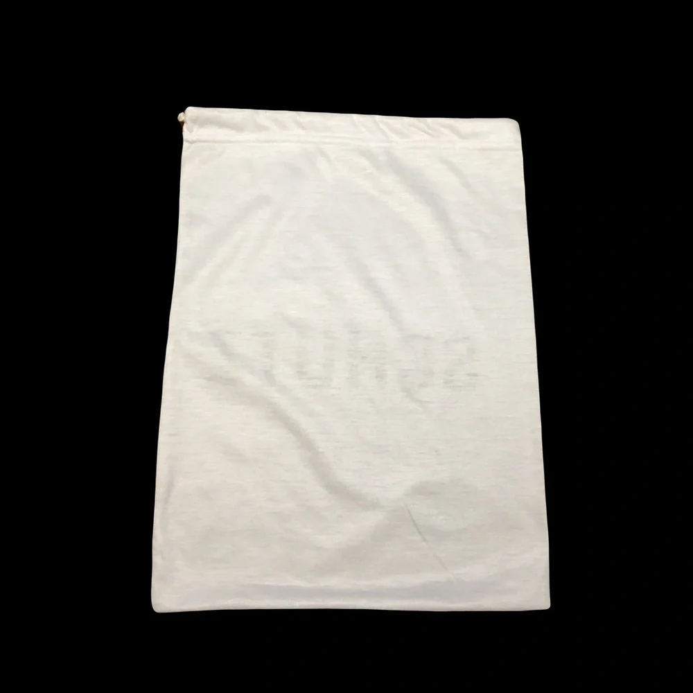 SCHUTZ White Drawstring Dust bag Garment bag Light Material